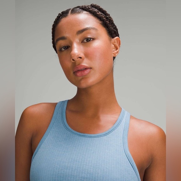 C - Lululemon Ebb to Street Cropped Racerback Tank Top - Picture 5 of 6